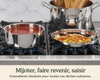 Batterie de cuisine prestige inox 7 piec