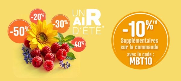 -10% supplémentaires -10% supplémentaires
