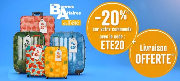 -20% + Livraison OFFERTE -20% + Livraison OFFERTE