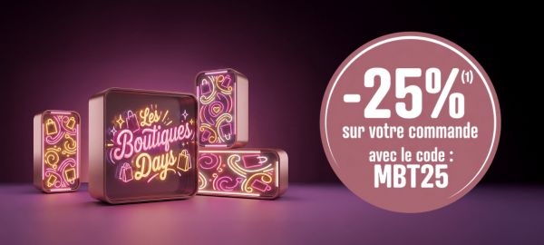 -25% sur votre commande -25% sur votre commande