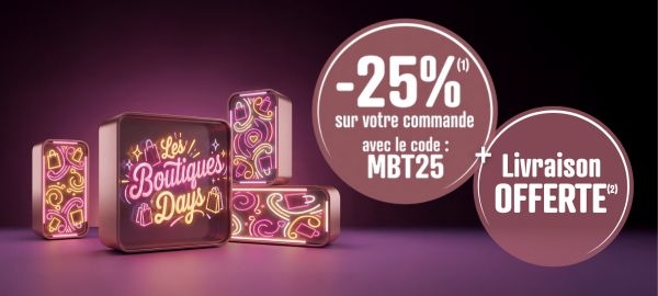 -25% + Livraison OFFERTE