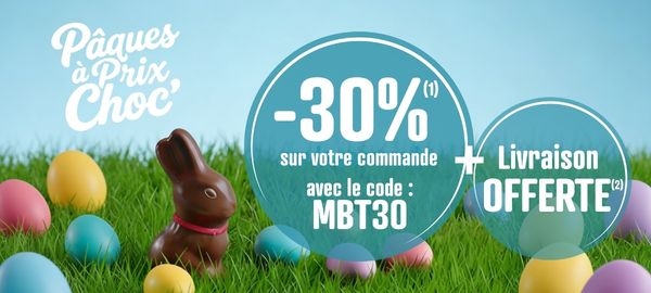 -30% sur votre commande + Livraison OFFERTE