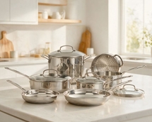 Batterie de cuisine prestige inox 11 pcs