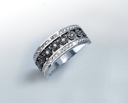 Bague black diamonds