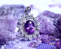 L amethyste pendentif