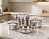 Batterie de cuisine prestige inox 7 piec
